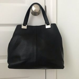 Vince Camuto genuine leather black handbag